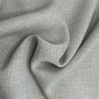 204GSM Tecido de linho de bambu elástico catiônico Tecido de vestuário de moda feminino