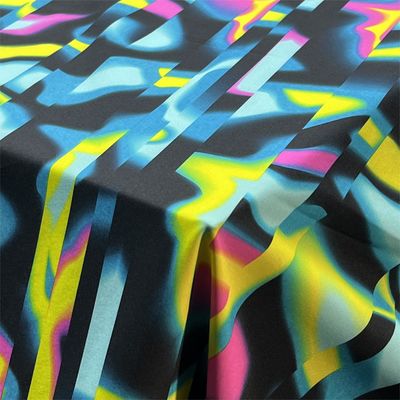 100D 145gsm Tecido simples de quatro lados Stretch Beach Pants Tecido impresso digital