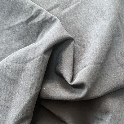 92 Nylon 8 Elastano Tecido 100GSM Pearl Dot Calças elásticas de quatro lados Casaco Roupas de exterior Tecido