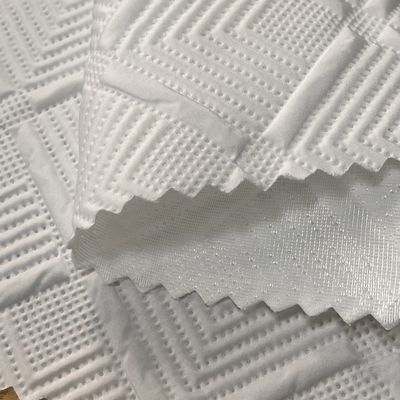 Tecido 100% poliéster para exterior Calças de crepe de bolhas Jaqueta Windbreaker Traje Tecido