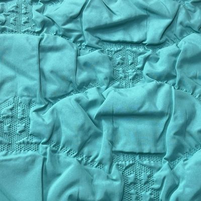 Tecido 100% poliéster para exterior Calças de crepe de bolhas Jaqueta Windbreaker Traje Tecido