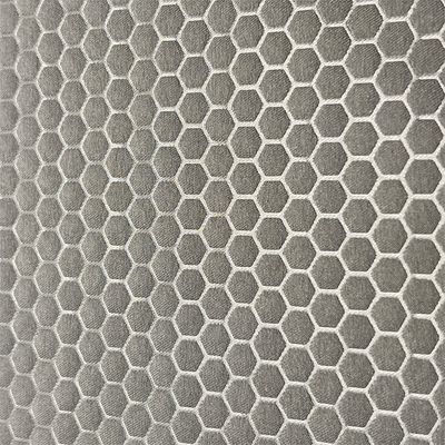 100% Poliéster 75D * 150D Twill Peach Skin Velo 113gsm3D Calças de praia em relevo Windbreaker Tecido