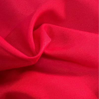 113gsm75D * 150D impermeável escovado Twill pêssego pele veludo vermelho calças de praia tecido