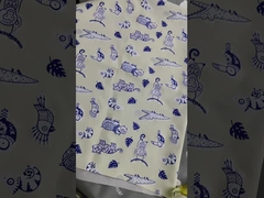 92% de poliéster, 8% de spandex, 165 gramas, tecido impresso que muda de cor quando exposto à água